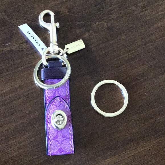 Coach Accessories Coach Trigger Snap Signature Canvas Valet